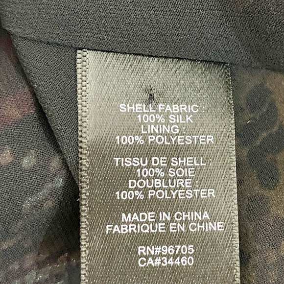 Rebecca Taylor Silk Snakeskin Print Mock Neck Dress Multi-Color Size 0 - Picture 9 of 10